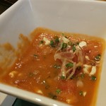 あ・かうはーど - フレッシュトマトとカシューナッツのつけ汁