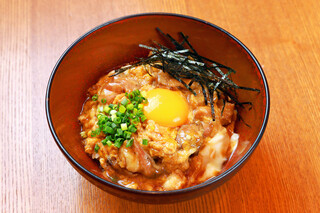 h Sumiyaki Daishin Yurigaokaten - 焼き鳥屋の炭炙り親子丼。