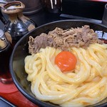 極楽うどん TKU - 肉釜玉うどん