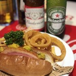 麦酒酒場 なかなか - ベーコンドッグ