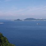 潮騒の宿 山海荘 - 監的哨跡からの眺め