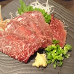 寿司居酒屋 平八郎 - 馬刺し！うまっ!馬だけに…!