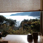 伊豆高原オーシャンビューレストラン 湯羅 - 海がきれい。いい眺めです