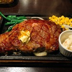 まつちか ステーキ食堂 - リブロースステーキ