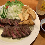 おぎ野 - 賄いの黒毛和牛ステーキ