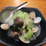 鮮味海産粥 - 蛤炒め