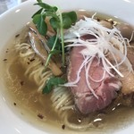 The Noodles & Saloon Kiriya - kiri_soba 潮味 特製トッピング
      
      あしらいUP