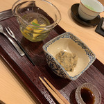 津の守坂 小柴 - マンゴー、自家製わらび餅