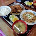 越後屋 - 「もつ煮と肉豆腐セット」