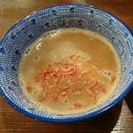 つけそば専門店 極一 - 海老つけそばのスープ