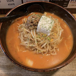 Yanagiya - レアチーズキムチ納豆味噌ラーメン