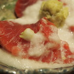 すし処 錦 - インドマグロ 山かけ