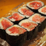 すし処 錦 - インドマグロ トロ鉄火巻