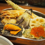 すし処 錦 - 天ぷら盛り合わせ