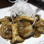 豊栄 - エリンギとエビのアワビキモ炒め