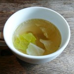 グリーンドア カフェバー - ランチのスープ