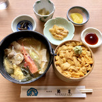 鱗晃 - うに定食 (30食限定)  ¥2,916