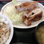 Sasanoya - 鶏のしょうが焼き定食　570円