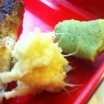 炭焼うなぎ 加茂 - 白焼きの薬味