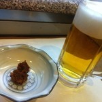 炭焼うなぎ 加茂 - 生ビール