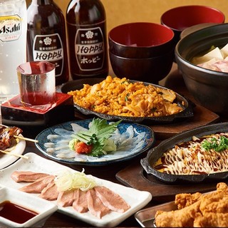 料理付きコース二時間飲み放題付き3 000円から500円刻みであります 磯平 二葉町店 下神明 居酒屋 食べログ