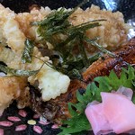 谷町 一味禅 - 海老、穴子、うなぎ丼（￥1200）