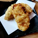 うどん山菜 塩屋 - 鳥の塩麹天ぷら 180円