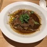 一碗水 - 水煮羊肉(羊肉ロース肉 四川風煮込み)