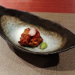 和こう - お通し 500円　チャンジャ