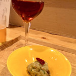 一碗水 - 炒麻豆腐(発酵させた緑豆のおから 羊脂かけ)