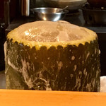 一碗水 - 冬瓜盅(冬瓜の蒸しスープ 金華ハムの出汁で) 提供前