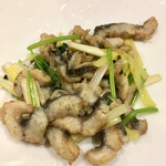 一碗水 - 芫爆鰻魚(愛知県産鰻 香菜と黄ニラの北京式炒め)