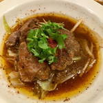 一碗水 - 水煮羊肉(羊肉ロース肉 四川風煮込み)