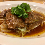 一碗水 - 水煮羊肉(羊肉ロース肉 四川風煮込み)