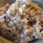 五十鈴塾 - 黒米ごはん