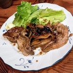 土びん - にんにく焼肉