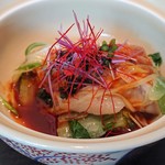 四川 - 白身魚のビリ辛ソース