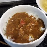 塩そば専門店 桑ばら - 塩かけそばと牛スジと北寄貝カレーの定食