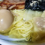 塩そば専門店 桑ばら - 塩ワンタンそば