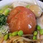 塩そば専門店 桑ばら - 丸ごとトマトと枝豆の冷たい塩そば