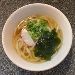 Sanuki Udon Shisuseso - ミニ牛丼セット（うどん） ¥700 のかけうどん