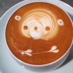 プレストコーヒー - 料理写真:カプチーノ　くまのラテアート　¥550 