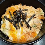 松のや - 朝食に十分なボリュウムの玉子丼