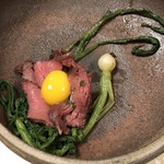 鰻はし本 - 西粟倉村の鹿肉の先付