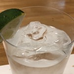 鰻はし本 - 大和桜のへべす割り