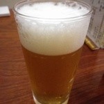 とんかつ燕楽 - 生ビール