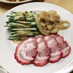中国 東北飯店 - きゅうり・クラゲ・チャーシューの前菜