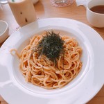 Cafe akira - たらこパスタ