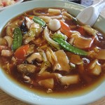 河辺ドライブイン - あんかけ焼そば 780円