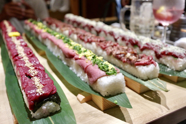 個室 霜降り肉寿司食べ放題 タテガミ 栄本店 栄 名古屋 馬肉料理 ネット予約可 食べログ